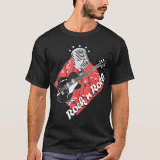 Rockabilly Guitar Rock N Roll Psychobilly T-Shirt