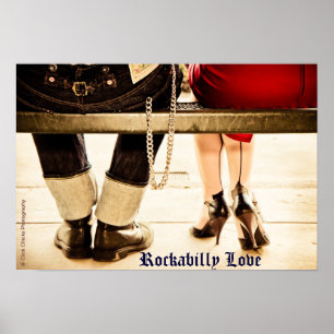 Rockabilly Love Poster
