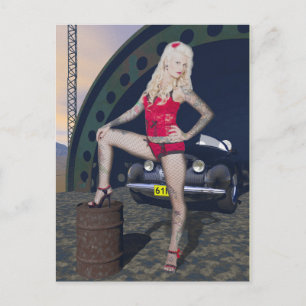 Rockabilly Postcard