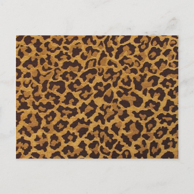 Rockabilly rab Leopard Print Gifts & Collectibles Postcard (Front)