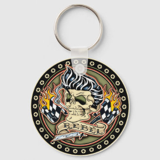 Rockabilly Rebel Keychain