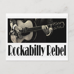 Rockabilly Rebel Postcard