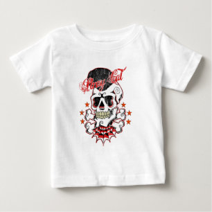 Rockabilly Skull Baby T-Shirt