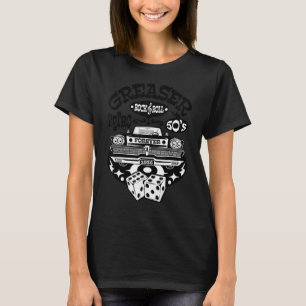 Rockabilly Vintage 50s Greaser Sock Hop Costume Ro T-Shirt