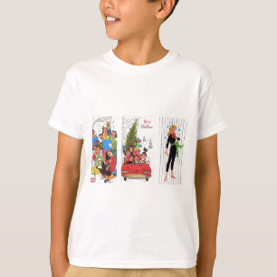 rockabilly vintage Christmas T-Shirt