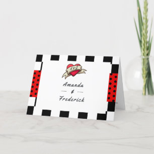 Rockabilly Wedding Programme