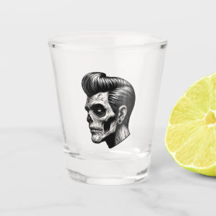 Rockabilly Zombie Vibes Shot Glass