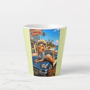 Rockachibi Crystal – Vintage Gift Idea Latte Mug