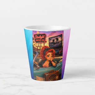 Rockachibi Ginger aurora - Vintage Gift Idea Latte Mug