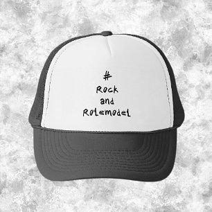 #RockandRolemodel - Black. Trucker Hat