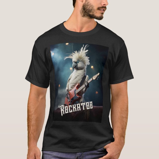 Rockatoo - Cockatoo Bird Pun  T-Shirt (Front)