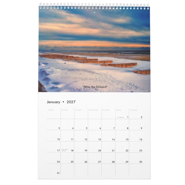 Rockaway Beach - A Year in Pictures Calendar (Jan 2027)