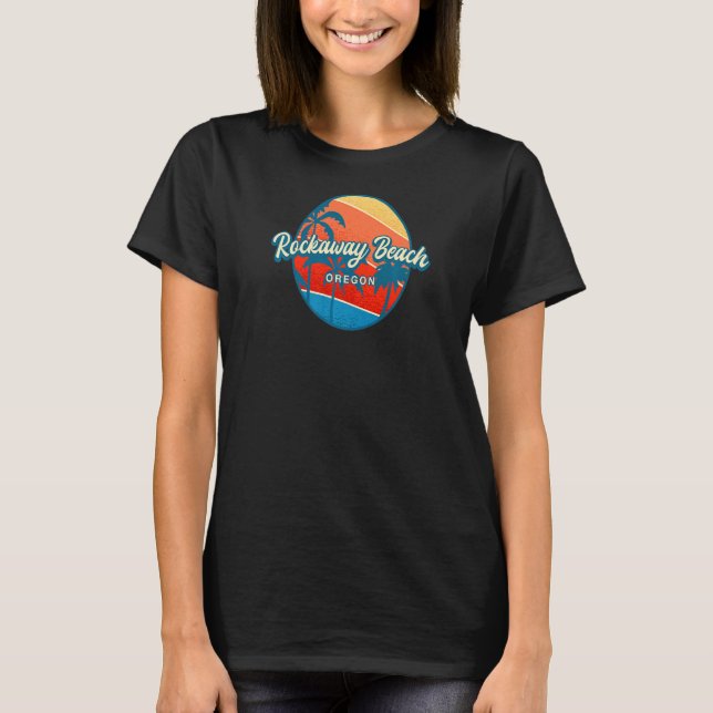 Rockaway Beach Oregon Summer Or Tropical Daddy Tra T-Shirt (Front)