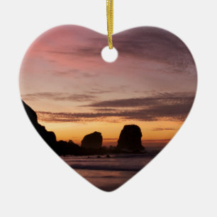 Rockaway Beach Pacifica, Ca Ceramic Tree Decoration