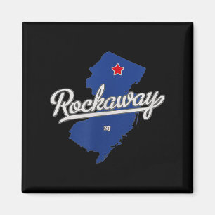 Rockaway New Jersey Nj Map  Magnet