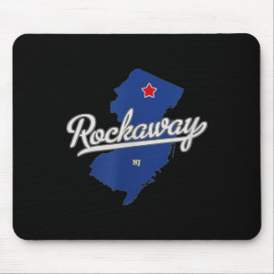Rockaway New Jersey Nj Map Mouse Mat