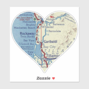 Rockaway OR Vintage Map