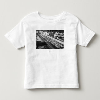 Rockaway, Oregon Beach and Main Street Photograp Toddler T-Shirt