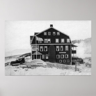Rockaway, Oregon Lake Lytle Hotel Photograph Poster