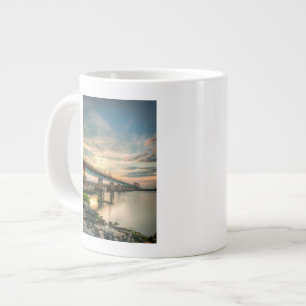Rockaway Train Bridge Large Coffee Mug