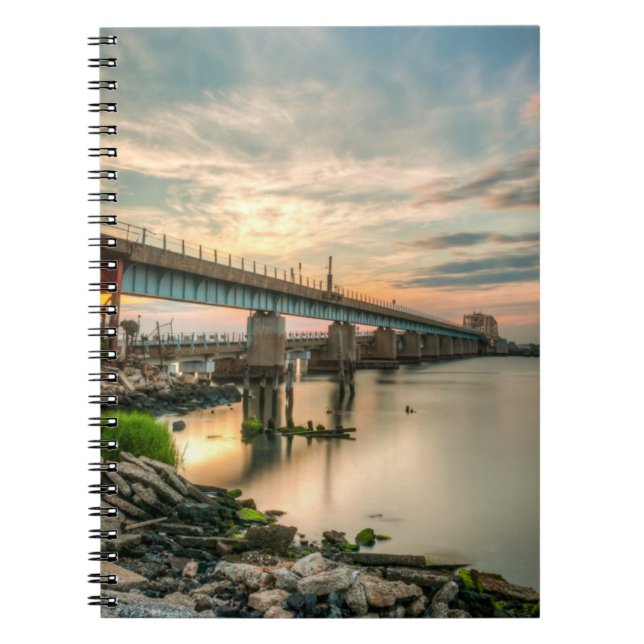 Rockaway Train Bridge Notebook (Front)