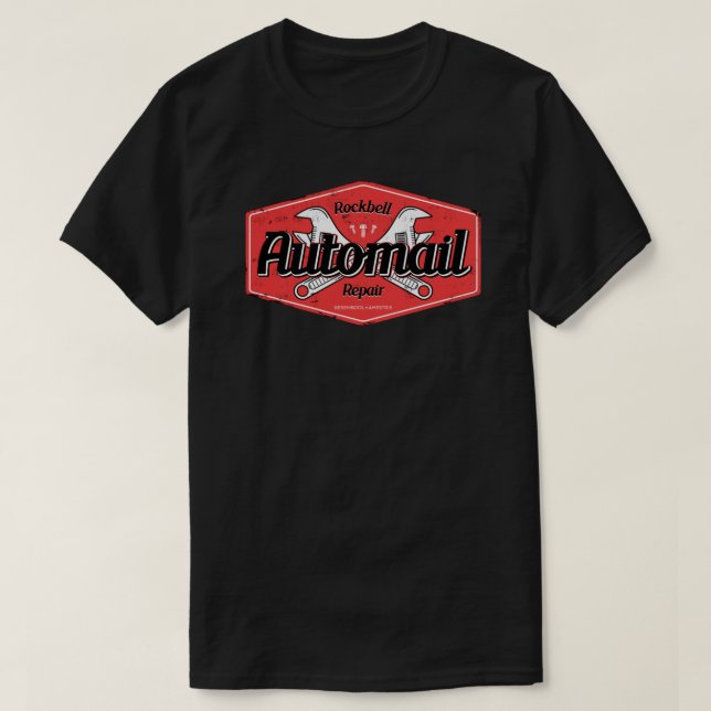 Rockbell Automail Repair Essential T-Shirt (Design Front)