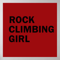 Rockclimbing girl