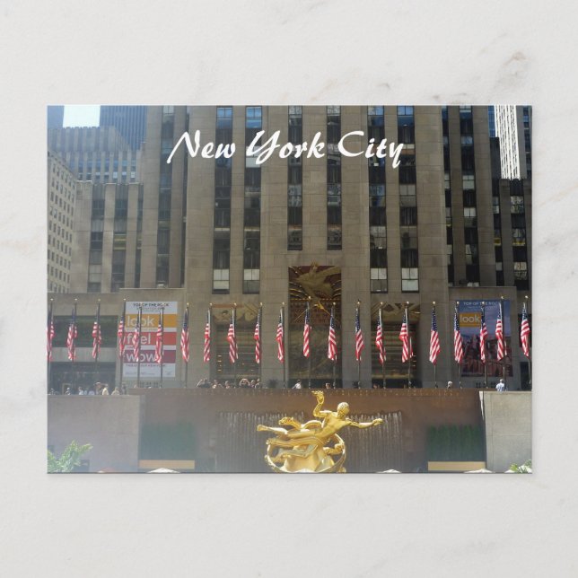 rockefeller base postcard (Front)