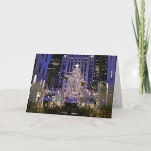 Rockefeller Center's Angels & Christmas Tree -  Card