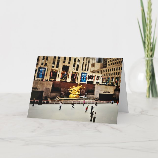 “Rockefeller Centre” Birthday Card (Front)