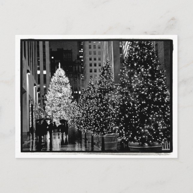 Rockefeller Centre Christmas Tree Postcard (Front)