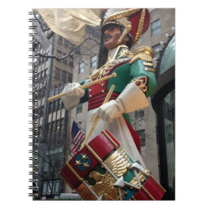Rockefeller Centre Drummer Boy Christmas New York Notebook