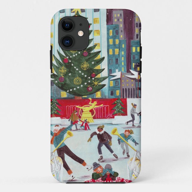Rockefeller Centre Ice Skating Christmas  Case-Mate iPhone Case (Back)