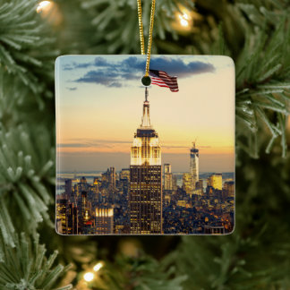 Rockefeller Centre Manhattan New York City Ceramic Ornament