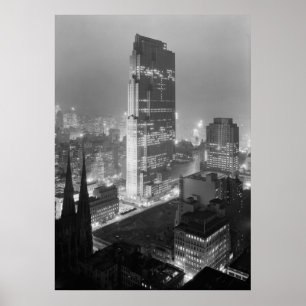 Rockefeller Centre New york NY 1933 Poster