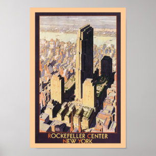Rockefeller Centre New York Poster