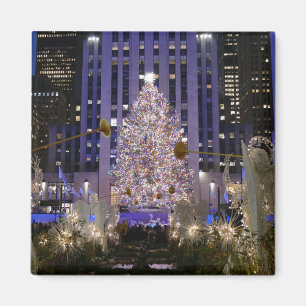 Rockefeller Centre's Angels & Christmas Tree -  Magnet