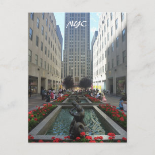 rockefeller walk postcard