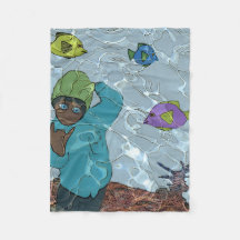 Rocker Boy Fleece Blanket