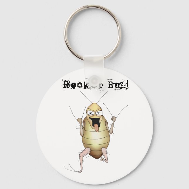 Rocker Bug Roach Keychain (Front)