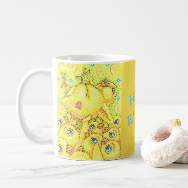 ROCKER CHICK MOSH PIT EASTER MUG (With Donut)