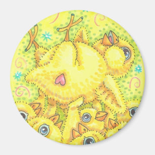 ROCKER CHICK MOSH PIT MAGNET Round *Customise