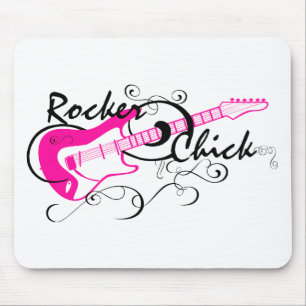 Rocker Chick Mouse Mat
