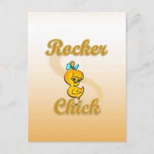 Rocker Chick Postcard