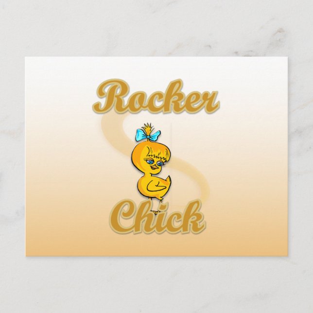 Rocker Chick Postcard (Front)