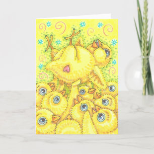 ROCKER CHICK, SPRING MOSH PIT GREETING CARD Verse