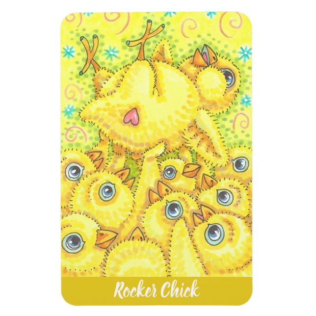 ROCKER CHICK SPRING MOSH PIT MAGNET Customise (Vertical)