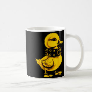 Rocker duck punk metal rock and roll music toddler coffee mug