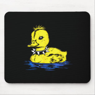 Rocker duck punk metal rock and roll music toddler mouse mat