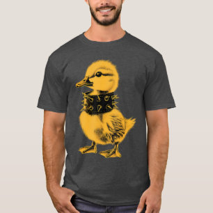Rocker Duck Punk Metal Rock and Roll Musicoddler B T-Shirt